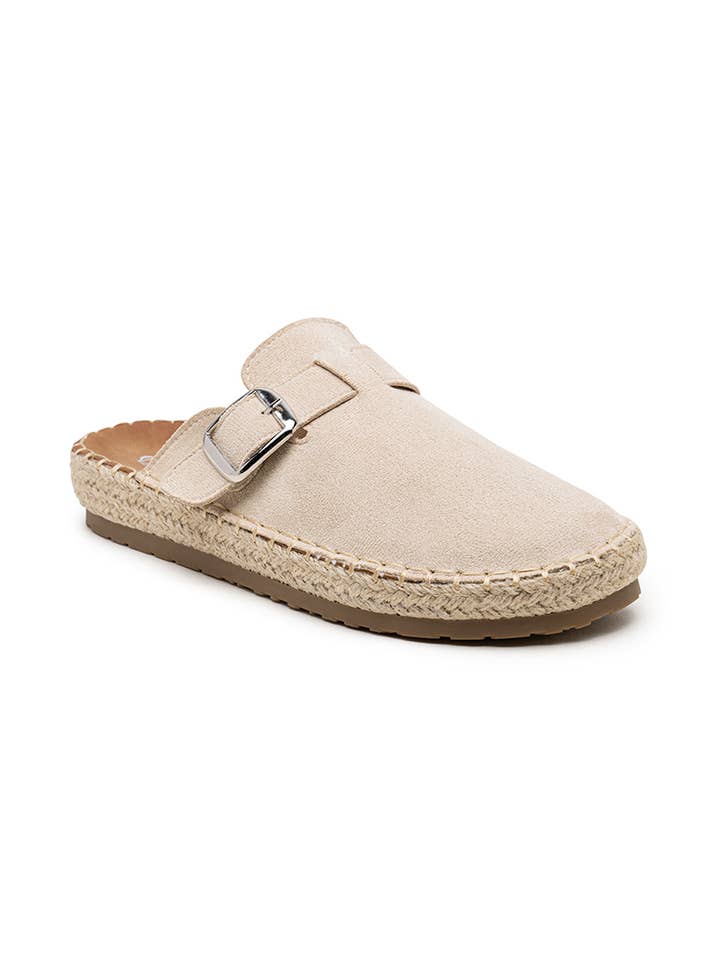 LADY GLORY - Wholesale Mules - Women's - Espadrille mules with buckle – Casual elegance
