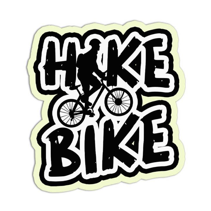 Hike Bicycle Stickers for wholesale by the stkr store
