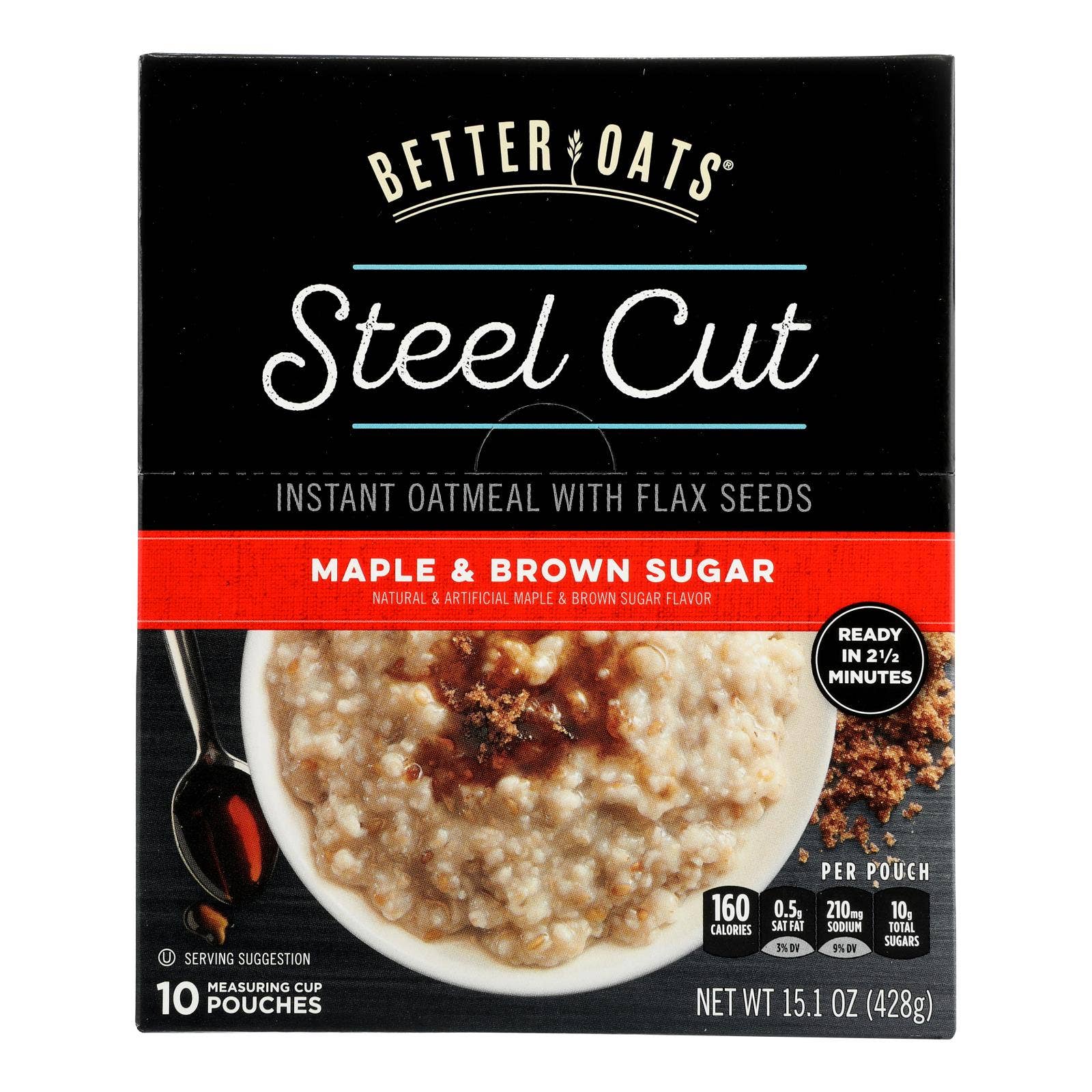 Everyday Supply Co - Wholesale Oats - Better Oats Maple & Brown Sugar Instant Oatmeal - 6 Pack0