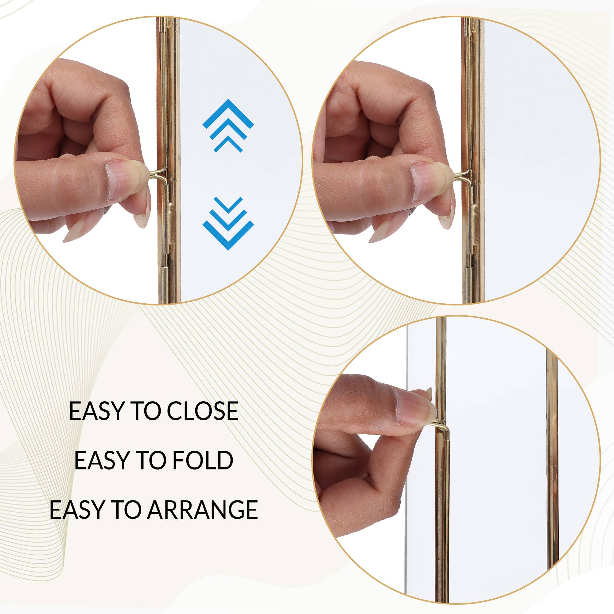 Alza – wholesale Picture frame – Hand-made real Brass and glass photo frame hanging 6