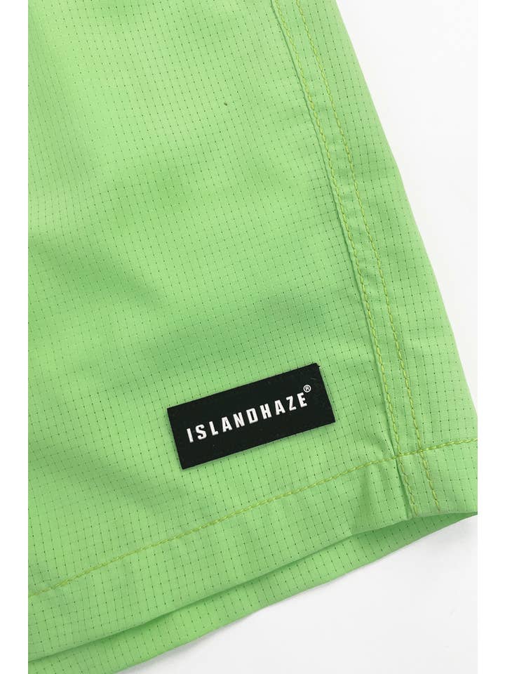 Islandhaze - Wholesale Swim Shorts - Men's - 6'' Inch Men's Solid new texture shorts-Oman29