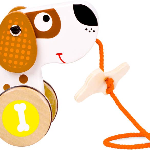 Pull-along Animal Dog for wholesale by small foot