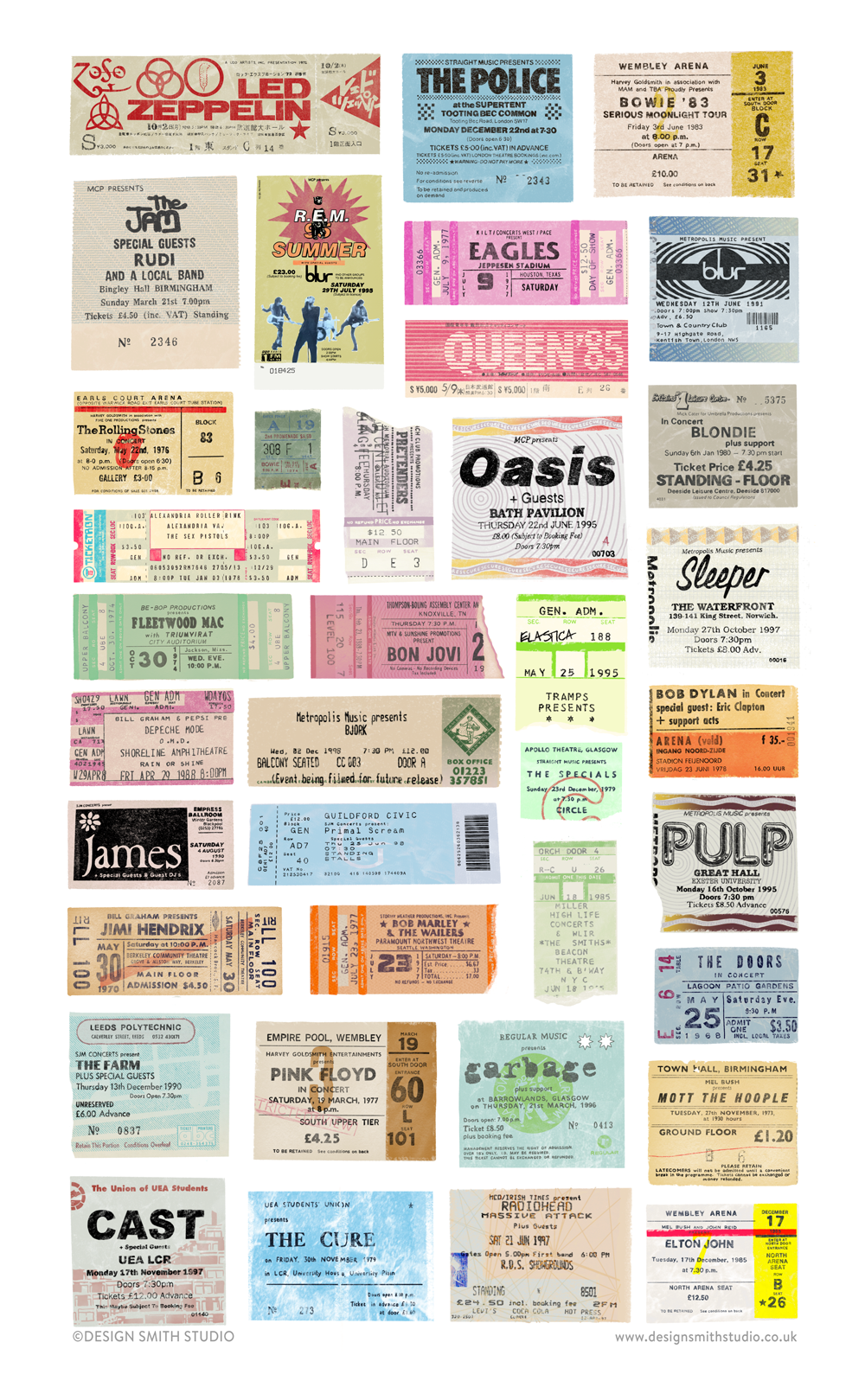 Design Smith - Vente Torchons - It's Only Rock n'Roll - torchon2