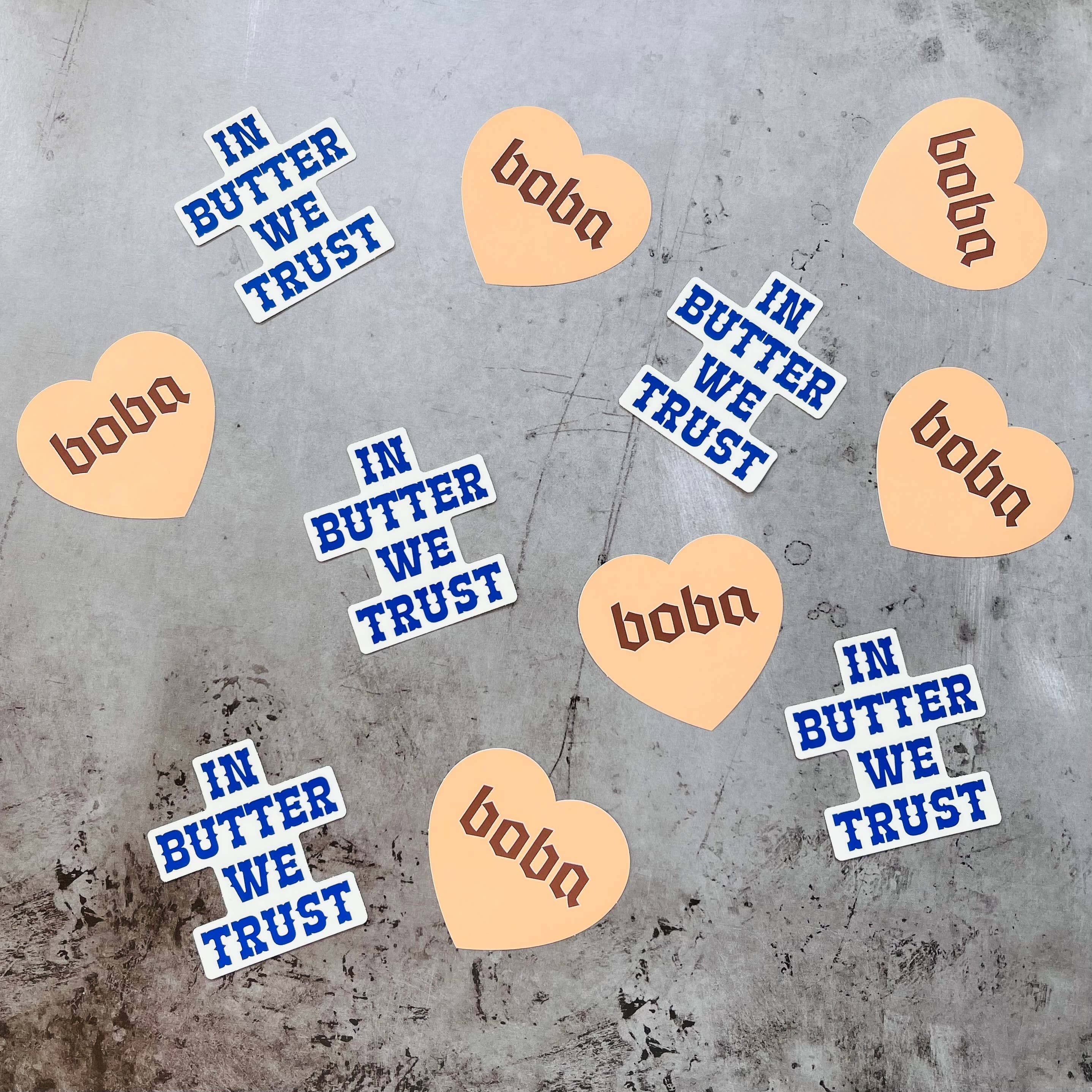 The Silver Spider – Großhandel Aufkleber – Boba Heart Sticker Restaurant Feinschmeckergeschenke2