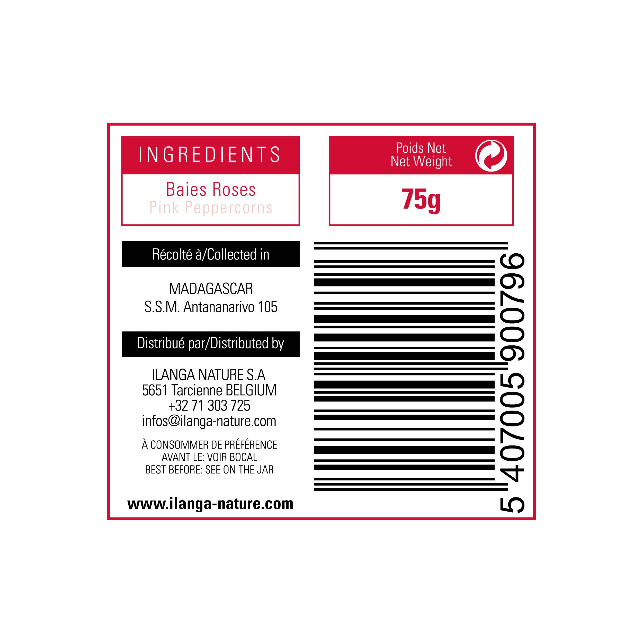 Ilanga Nature - Wholesale Dried Spice - Pink Berries 75g2