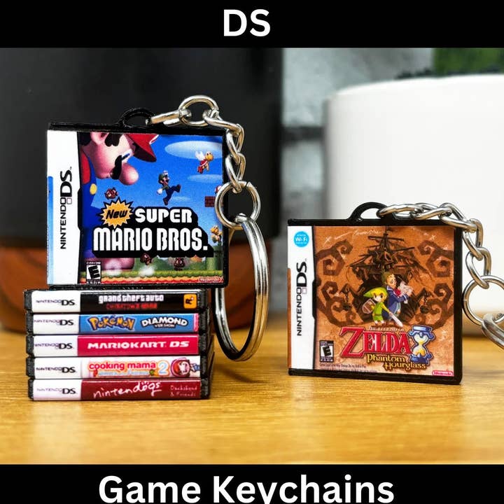 DS Game Case Keychains for wholesale by BitsyLabs