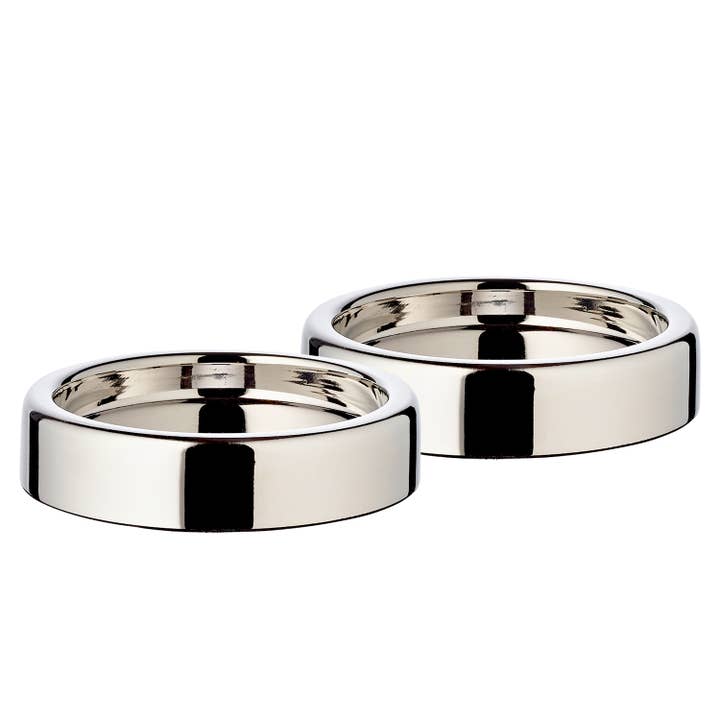 EDZARD - Wholesale Candle Holder - Set of 2 Candle Holders Sanremo, silver-plated1