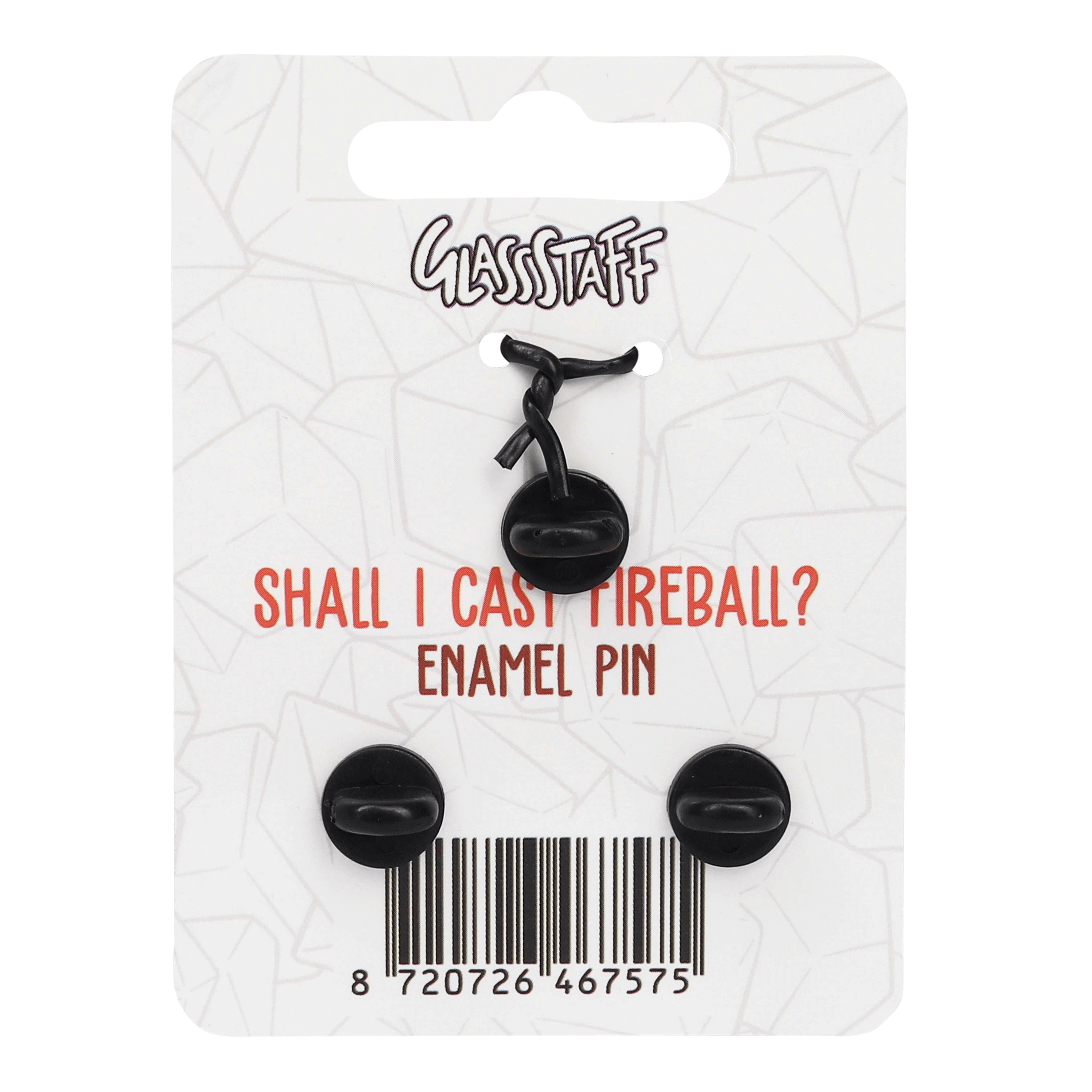 GlassStaff - Wholesale Lapel Pin/Button - Casting Fireball Spinner Pin3