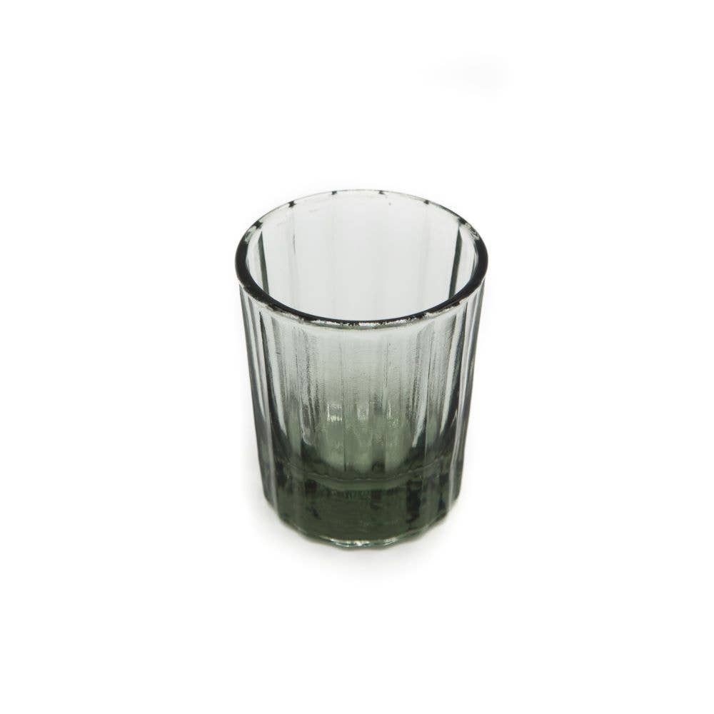 Brût Home and Glassware - Wholesale Cocktail/Liquor Glass - Espresso Glass Reed | 7 CL | smokey green | Espresso cups2