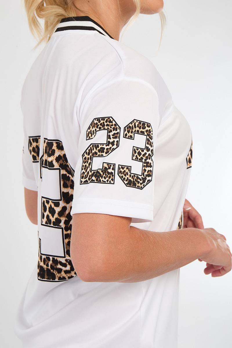 AX Labels - Wholesale Top & Short Set (NOT Loungewear) - Women's - Leopard Print 23 T-Shirt With Shorts Co-ord5