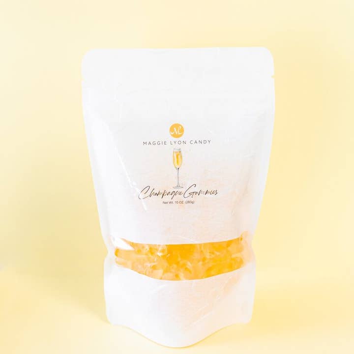 Maggie Lyon Chocolatiers - Wholesale Gummy - 10oz Champagne Gummi Bears