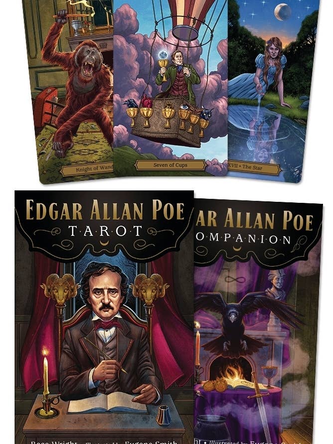 Edgar Allan Poe Tarot for wholesale by Llewellyn Worldwide