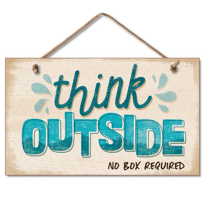 Conimar Promotions - Wholesale Sign - CLOSEOUT-"No Box Required" Decorative Hanging Wood Wall Sign