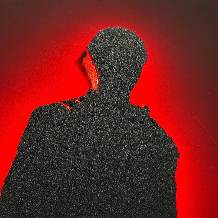 <3 Studio - Wholesale Accent/Desk Lamp - Bang Chan LED Silhouette Lamp: Color-Changing K-Pop Decor, Stray Kids Room Light, Fan Gift1