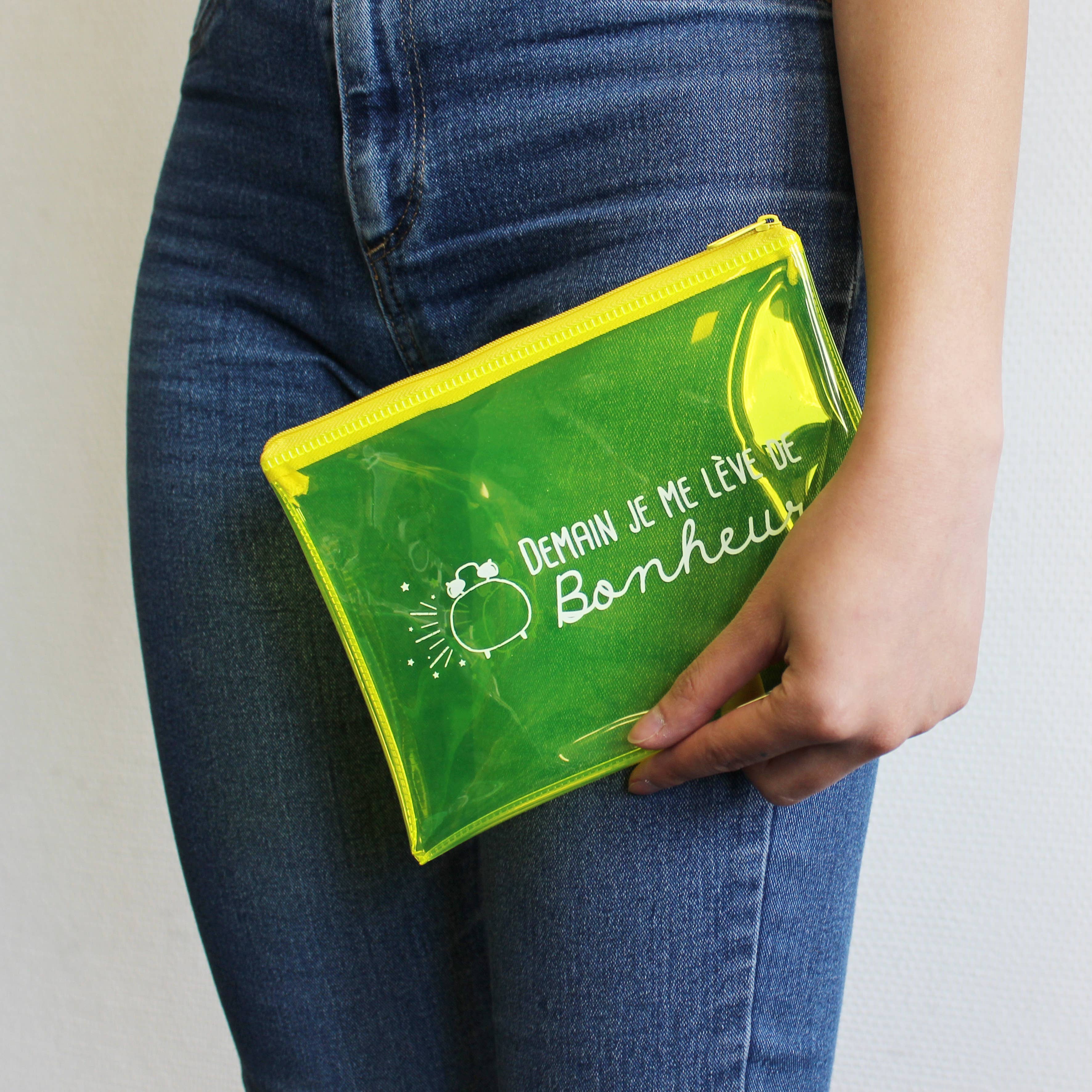 FRENCH TENDANCE - Vente Trousses de maquillage/cosmétique - TROUSSE NEON MAKE-UP - EXISTE EN 4 COUELURS1