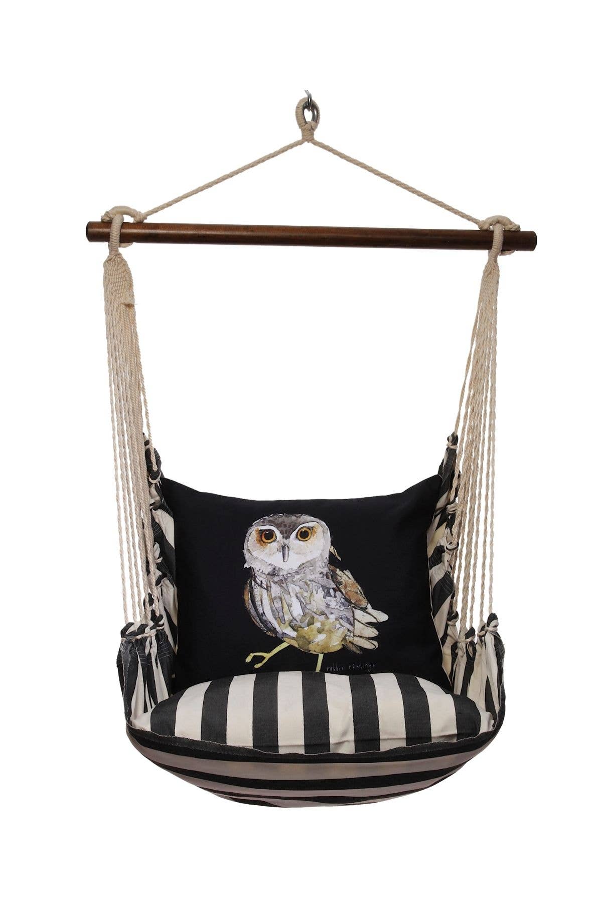 Magnolia Casual - Wholesale Swing Set - Hammock Swing 4-Piece Set indoor / outdoor - Black & White15