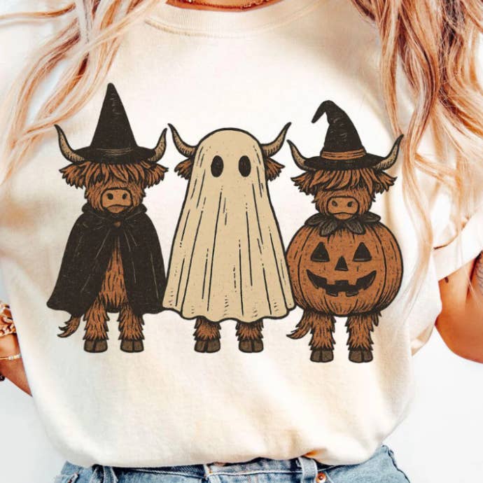 Höst t-shirt - Kuslig - Västerländsk ko-skjorta för wholesale av Lake Shore To Main