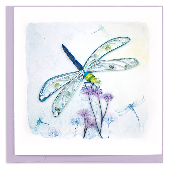 Quilling Card - Wholesale Everyday Greeting Card - Emperor Dragonfly