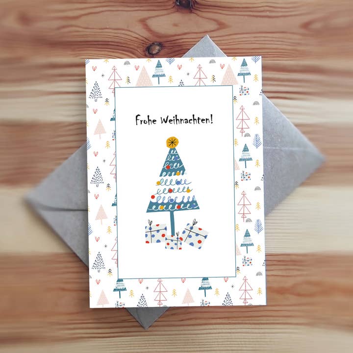 20368 Christmas card / Frohe Weihnachten! for wholesale by SIMPLY PAPER LOVE