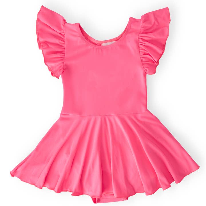 Neon Pink S/S Twirl Leotard and other Purchase Wholesale tumbling. Free Returns & Net 60 Terms on Faire trending on Faire.