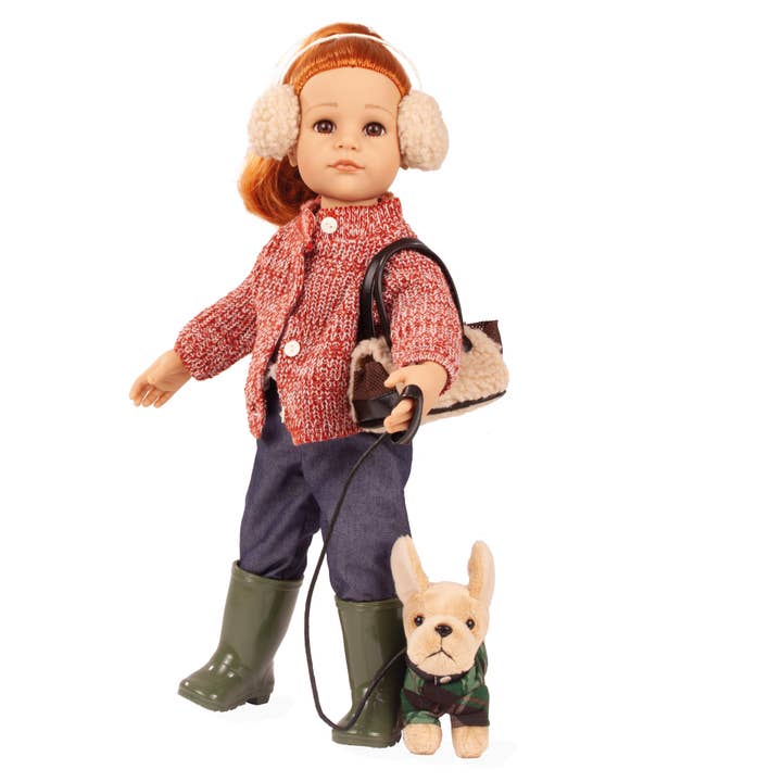 Hannah & Her Dog 19.5" Poseable Doll with Accessories for wholesale by Gotz
