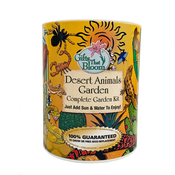Desert Animals Garden Grocan Seed Kit for wholesale by Gifts That Bloom