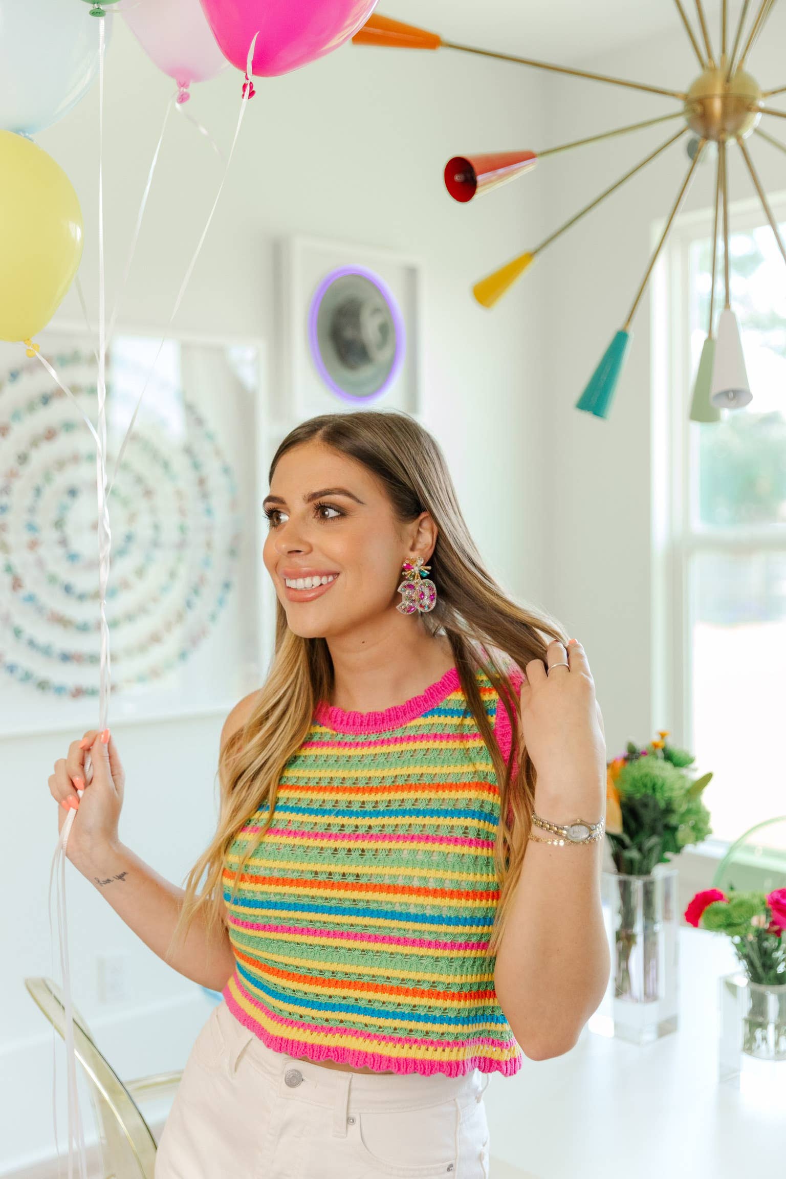 Taylor Shaye Designs - Vente Boucles d'oreilles pendantes - Boucles d'oreilles d'anniversaire Milestone9