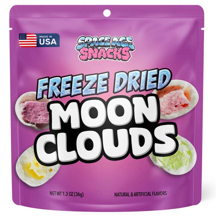 Gefriergetrocknete Mondwolken 1,3 Unze für den Großhandel von Space Age Snacks
