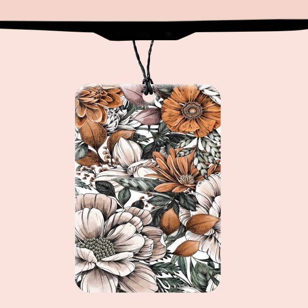 Flowers Car Felt Freshener for wholesale by Texas Petunias Boutique