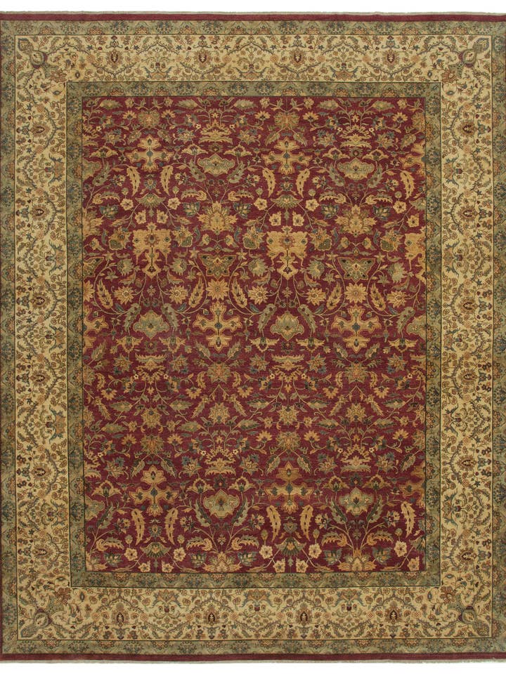 12x15 Rød Oushak Tæppe - 35981 for engroshandel hos RUG N CARPET