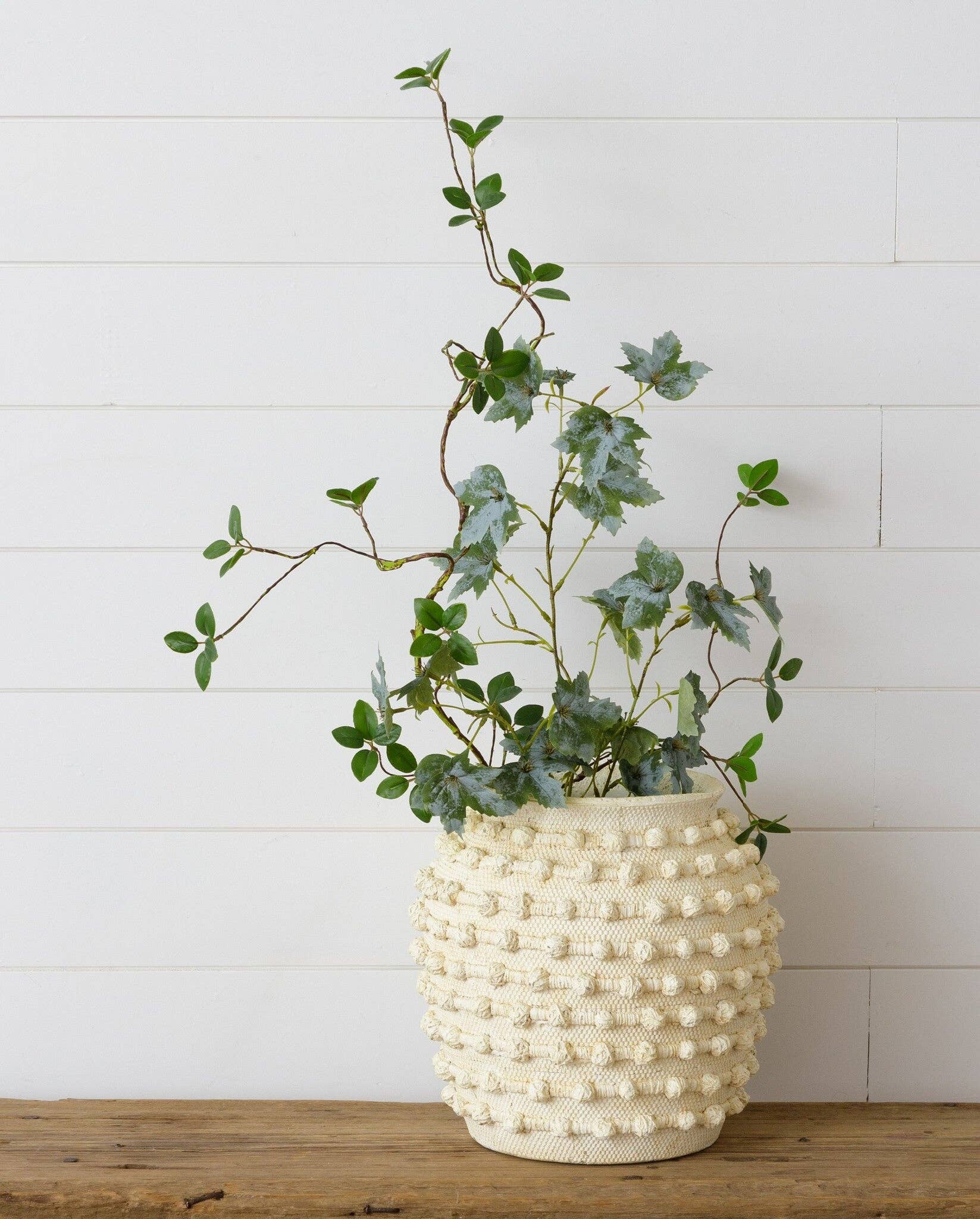 Audrey's Home & Gift - Wholesale Vase - Ivory Textured Knot Cement Vase, Lg (PC)2