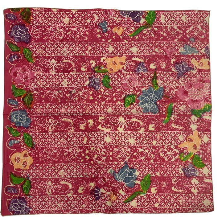 Asia West – wholesale Dinner & cloth napkin – Napkins-blue, green, orange, natural, pink & purple (set/6) 16