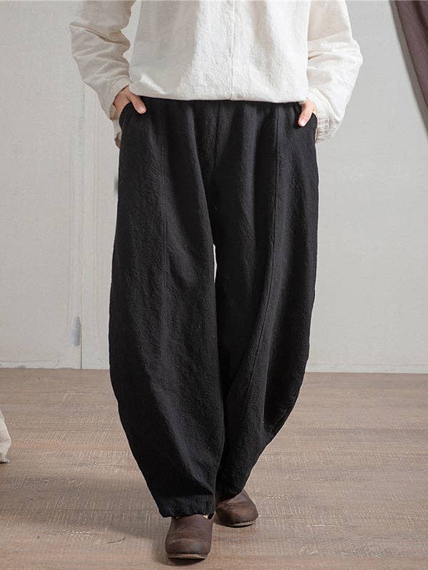 UZ Wholesale Store - Wholesale Pants - Women's - Simple High Waisted Solid Color Wide Leg Pants7