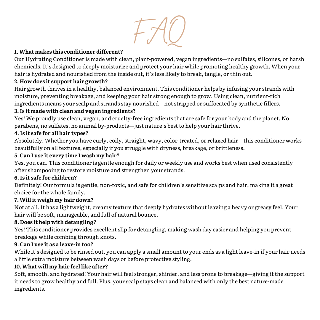 Mia Lynn Naturals - Wholesale Hair Conditioner - Aloe Mango Hydrating Conditioner, restores moisture8