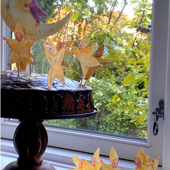 Tall Hat Tales - Wholesale DIY Craft Kit - Dansende stjernebørn papirklip2