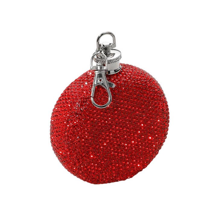Sensibling Corp. - Wholesale Flask - 3oz Bling Studded Stainless Steel Round Flask8
