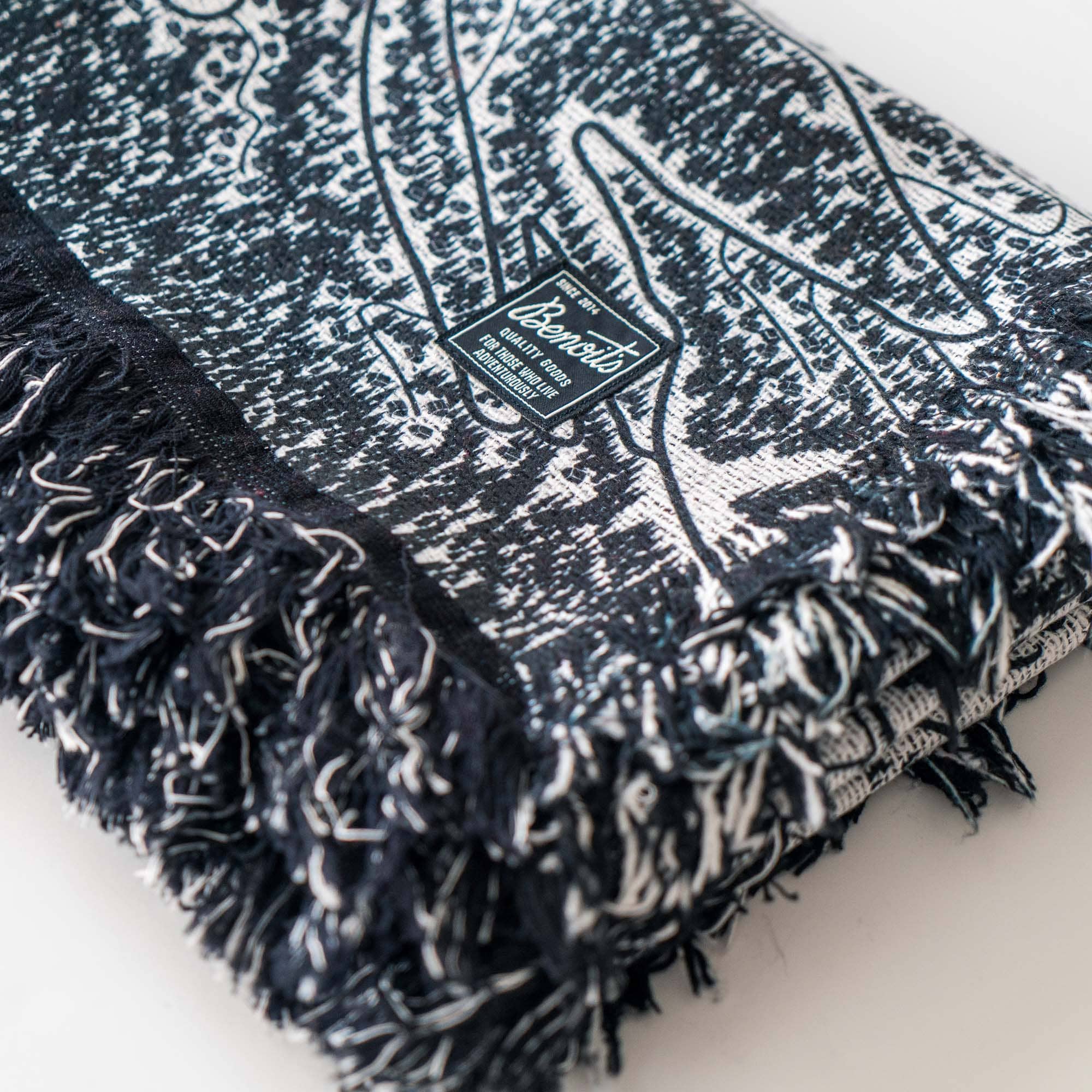 Benoit's Design Co. - Wholesale Throw Blanket - Heavenly, California Ski Trail Map Blanket6