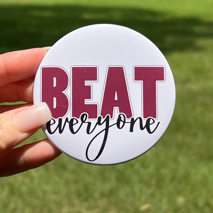 Red Hill Collections - Wholesale Lapel pin/button - Beat Everyone4