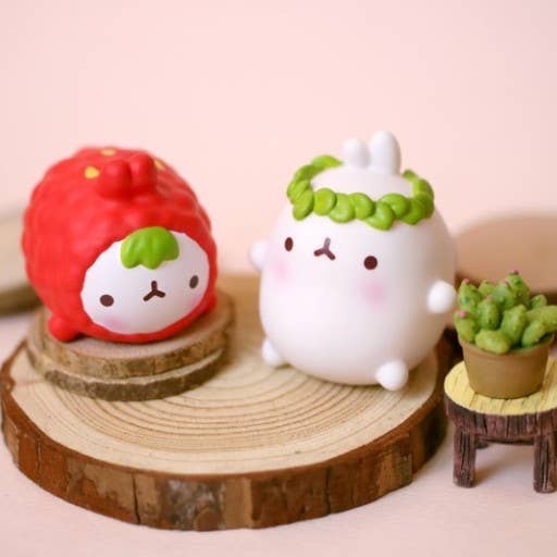 K-Wonderland – wholesale Figurine toy – Kids – Molang Costume Dress up Random Figurine Toy Vol2 Box 8