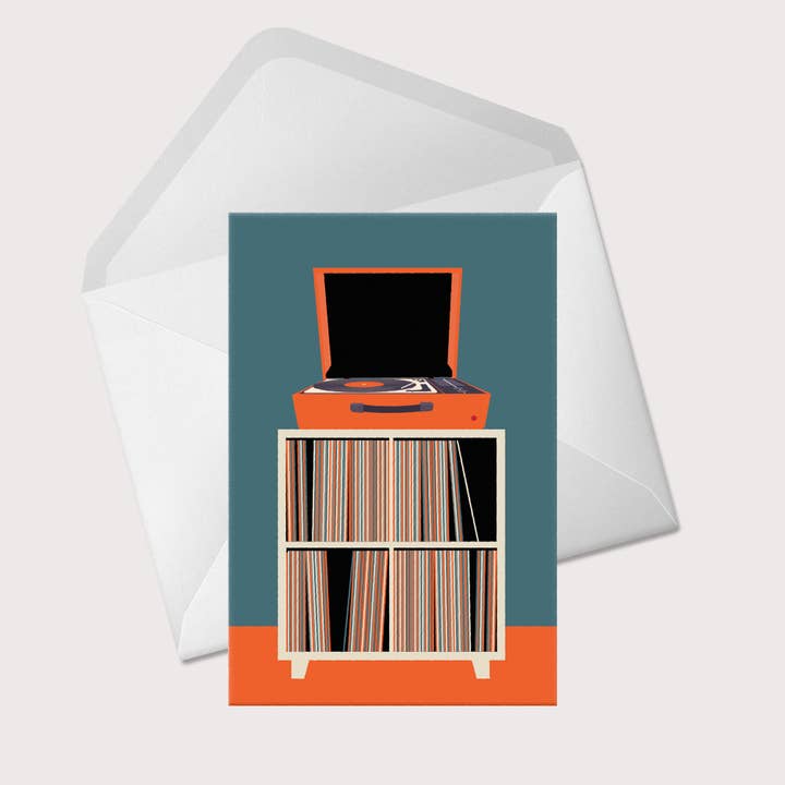 Gail Myerscough - Wholesale Everyday Greeting Card - So Much Vinyl Greeting Card