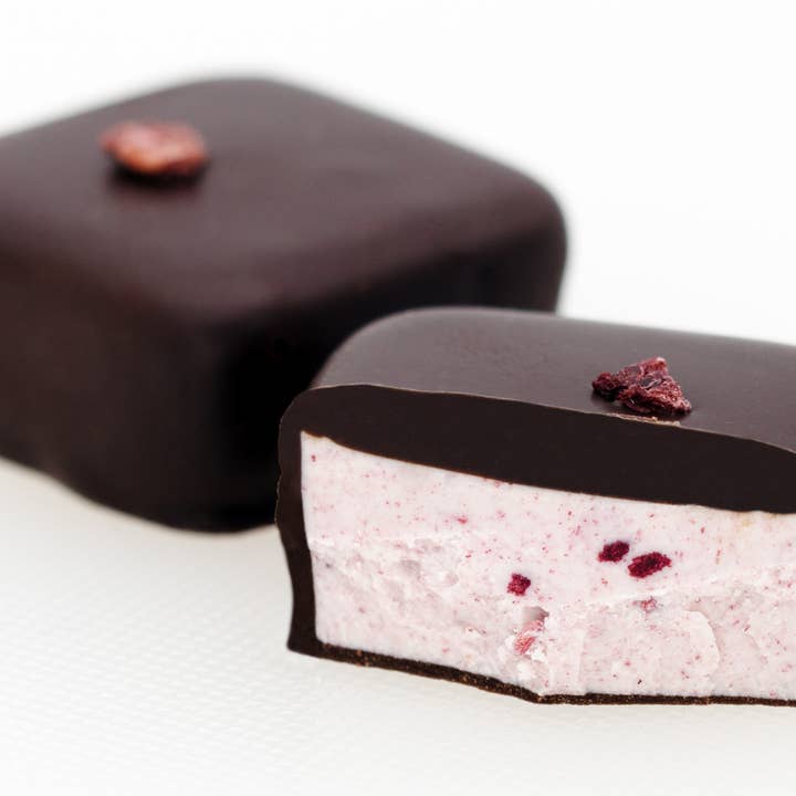 World Wide Gourmet Foods, Inc. - Wholesale Chocolate Box - 2-Piece Dark Chocolate Raspberry Meltaways 5 Caddy Bundle2