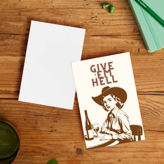Party Collective - Wholesale Everyday Greeting Card - Give 'Em Hell Card4