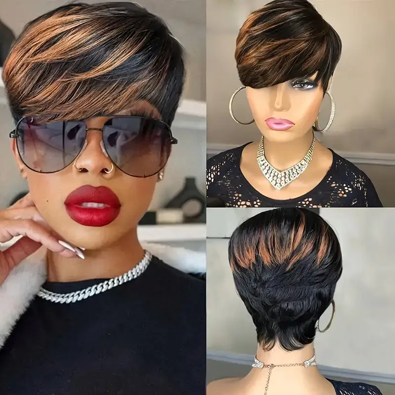 U-Got Beauty Hair & Supply Store - Wholesale Wig/Hair Piece - 10in Short Pixie Cute with Bangs Wig1
