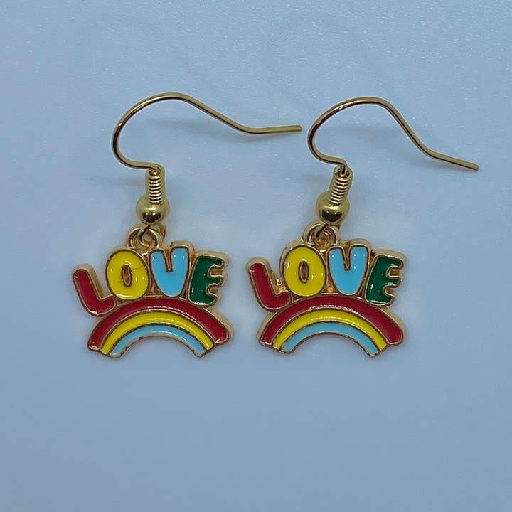 PRIDE Love Earrings for wholesale by Trinkerbell Jewelry