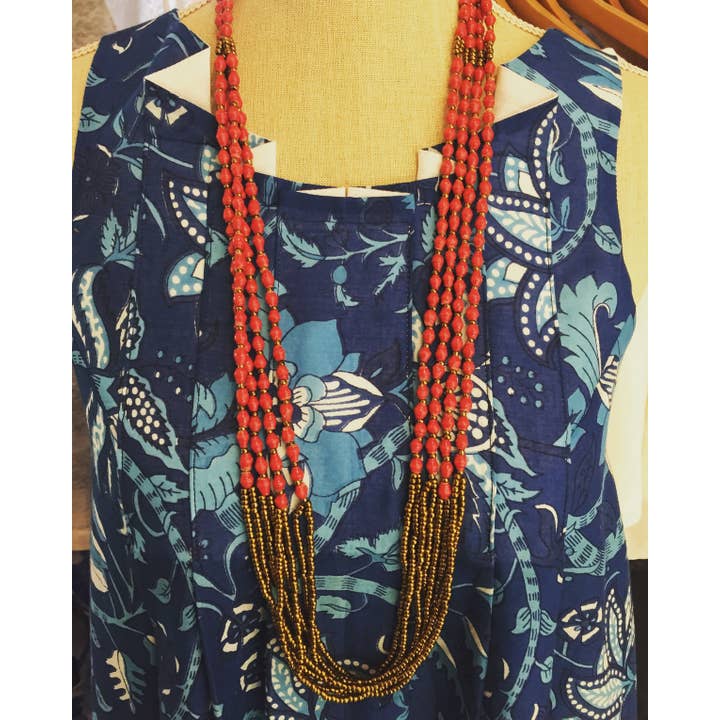 AfriBeads - Wholesale Beaded/pearl necklace - Makindye necklace4