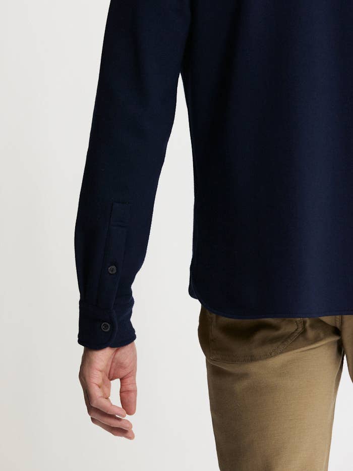 JACHS NY - Wholesale Button Down Shirt - Men's - Soft Touch Fleece Workshirt5