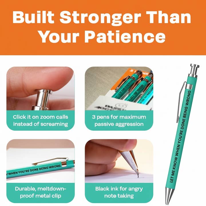 MilkToast Brands - Wholesale Pen - Passive Aggressive Pens3