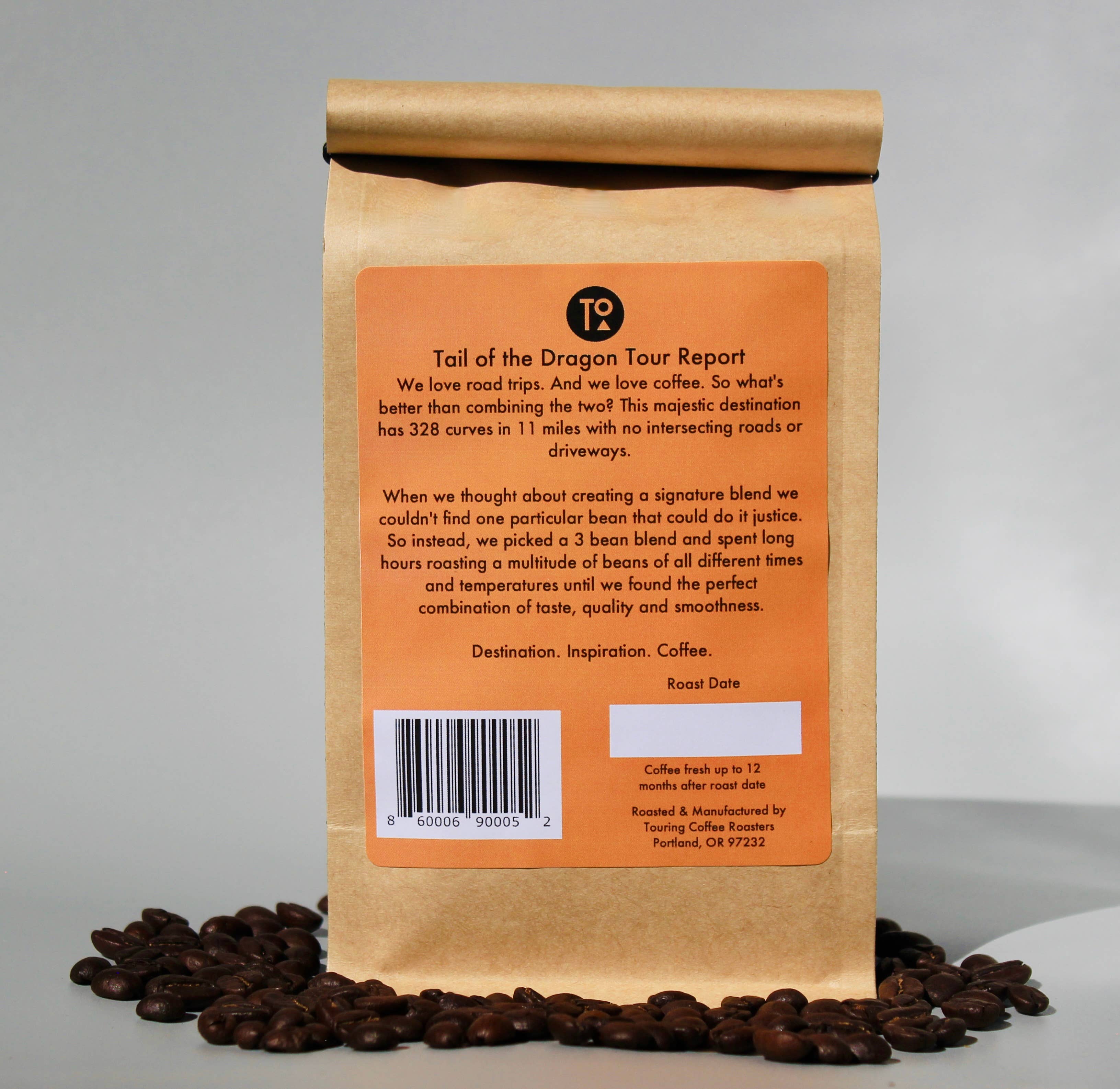 Touring Coffee Roasters – Engroshandel Kaffebønner – Dragens hale | Signature Blend1