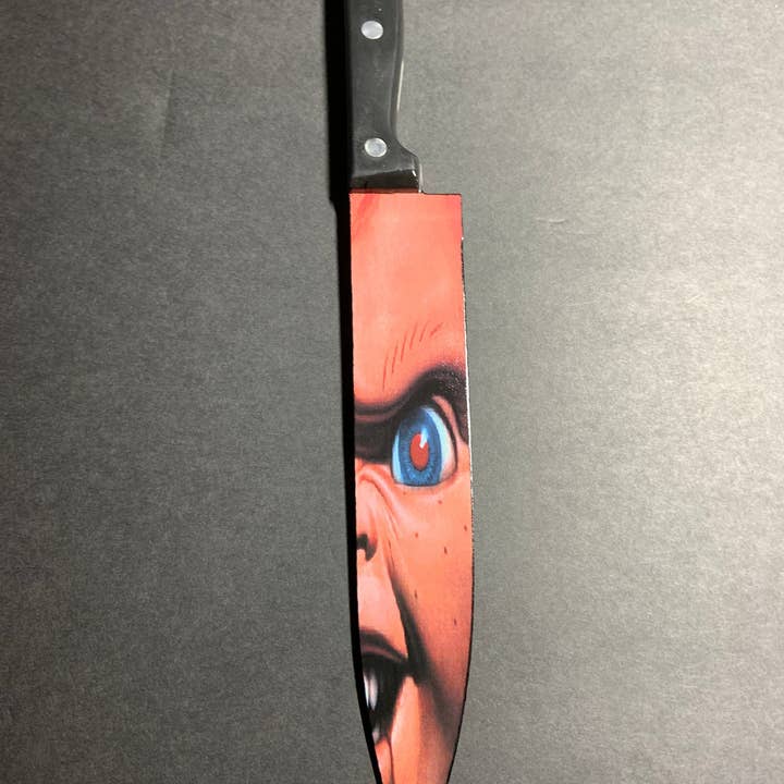 Dead Dave Designs - Wholesale Kitchen/Utility Knife - Childs Play 3 Knife With/Without Sublimated Stand
