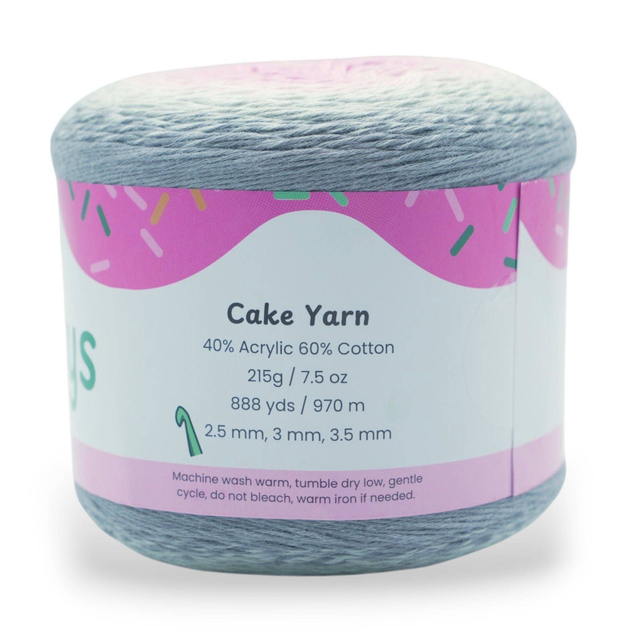 Okey Dokeys - Wholesale Yarn - 1060 Yards Gradient Cake Yarn - #1 Super Fine Cotton Acrylic Yarn25